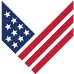 US flag symbol showing veterans welcome